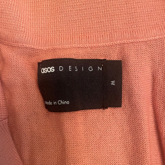 ASOS - salmon buttonup shirt - Picture 2 of 2